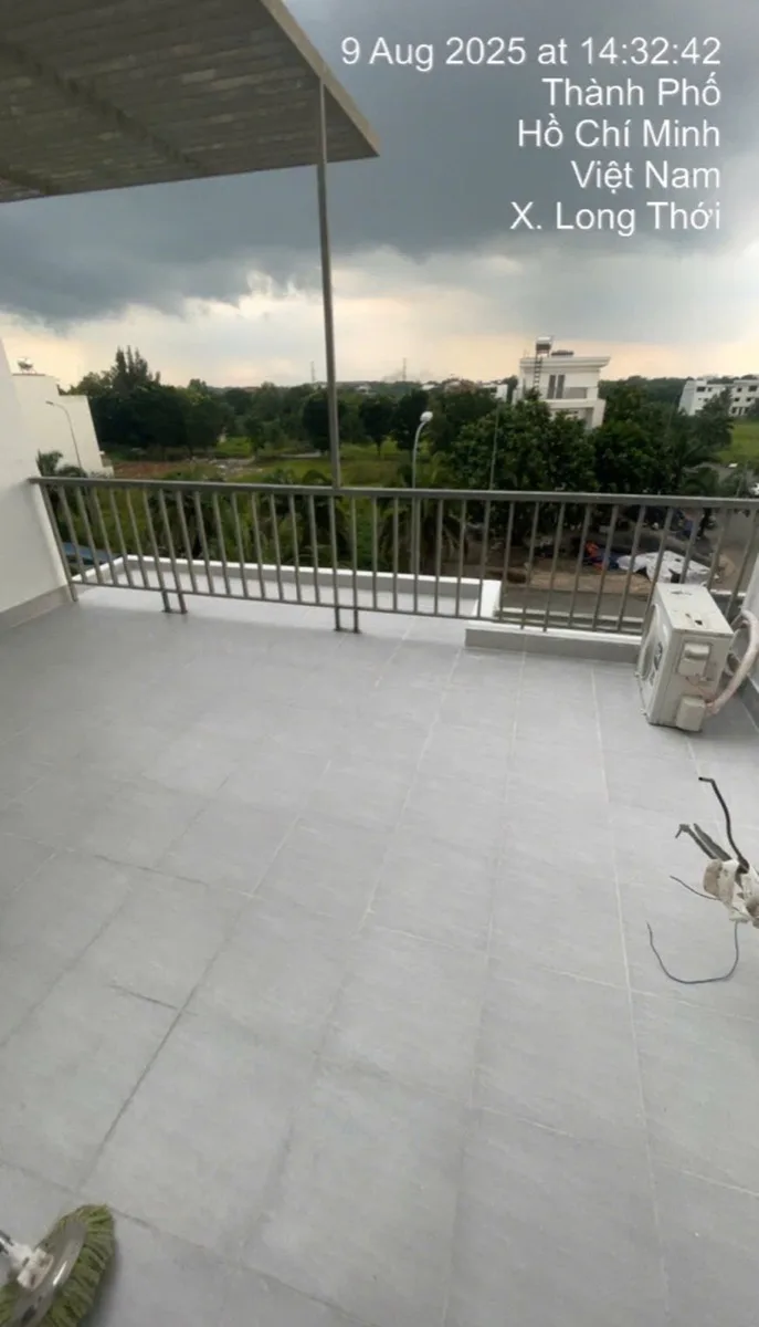 Cải tạo, chống thấm sân thượng nhà phố tại Long Thới – Sau