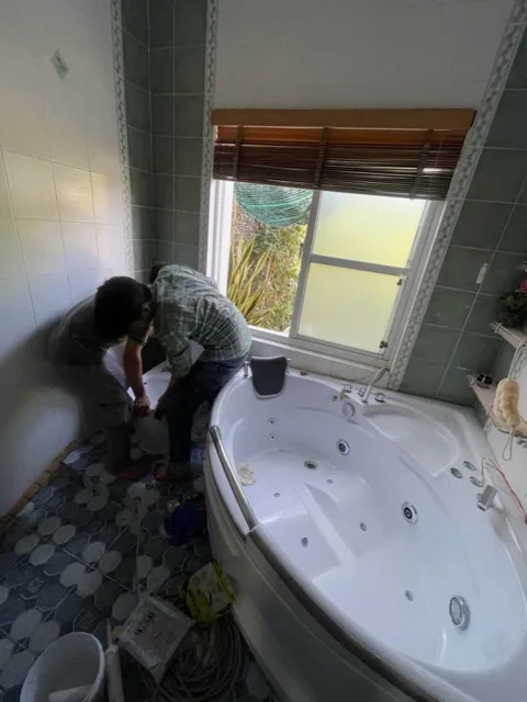 Kỹ thuật TDA khảo sát hiện trạng phòng tắm biệt thự