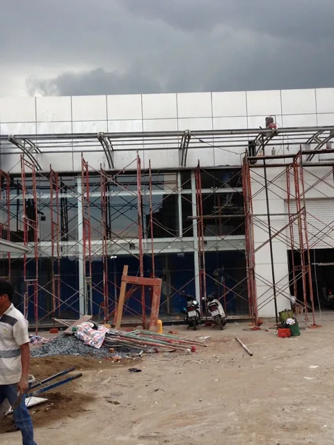 Thi công cải tạo mặt tiền nhà xưởng