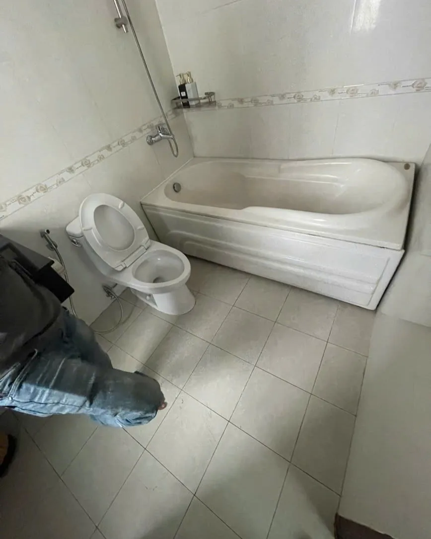 Phòng tắm phòng nghỉ khách sạn do TDA bảo trì
