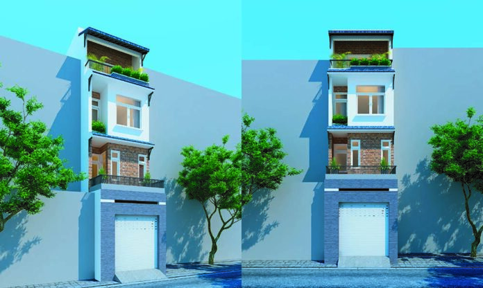 Thiết kế nhà phố diện tích nhỏ 4x12m