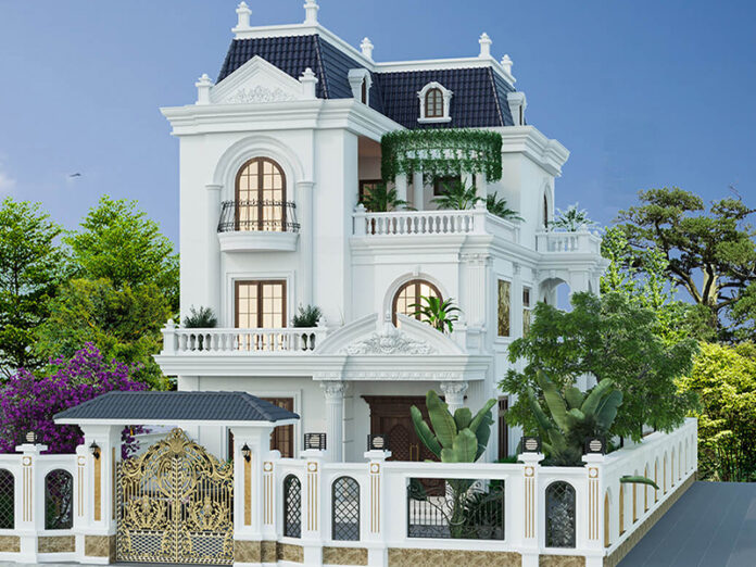 Biệt thự kiểu Pháp tân cổ điển