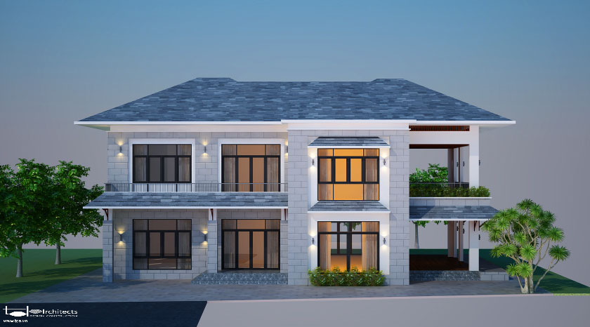 Biệt thự tân cổ điển - ảnh 2