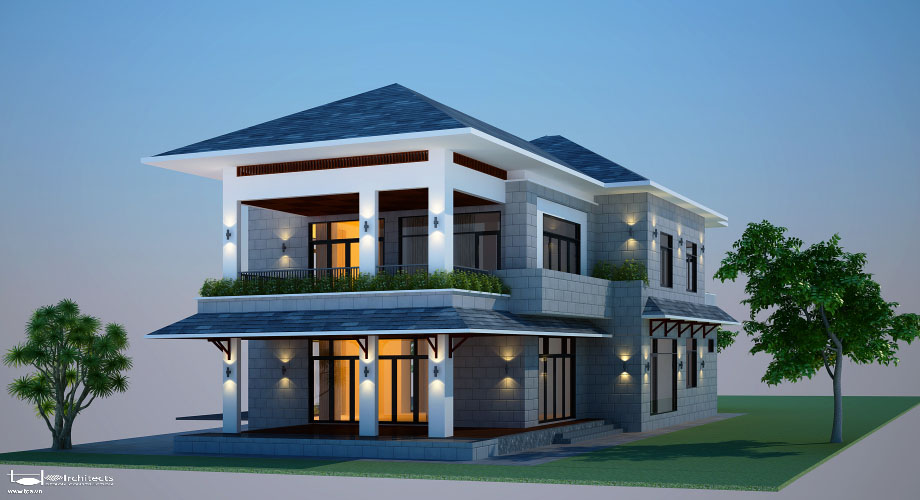 Biệt thự tân cổ điển - ảnh 4