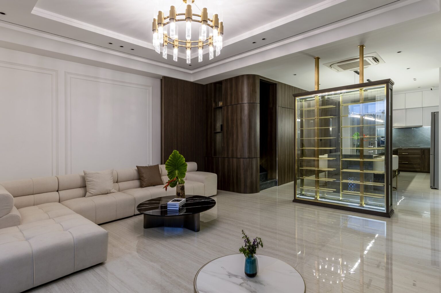 Thiết kế thi công biệt thự tân cổ điển 3 tầng Diamond Villa – KDC Thái Sơn, Nhà Bè, TP.HCM