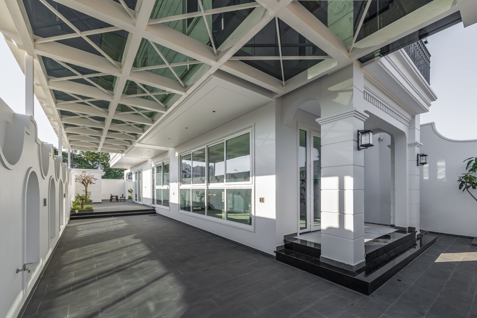 Thiết kế thi công biệt thự tân cổ điển 3 tầng L14 Villa – KDC Thái Sơn, Nhà Bè, TP.HCM