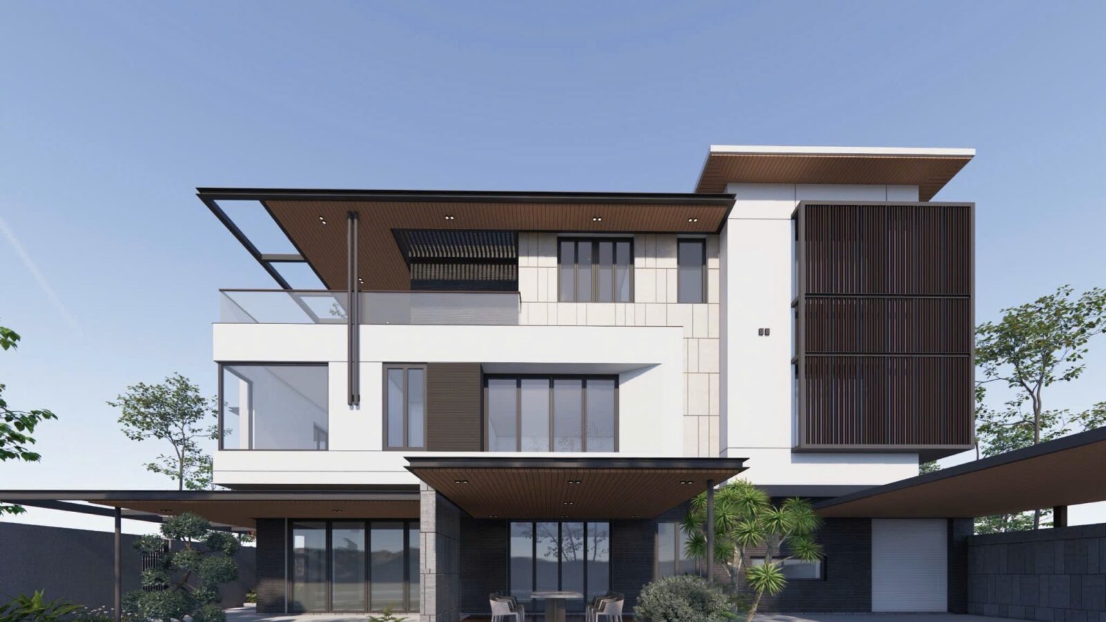 Thiết kế biệt thự hiện đại 3 tầng K11 Villa Thái Sơn