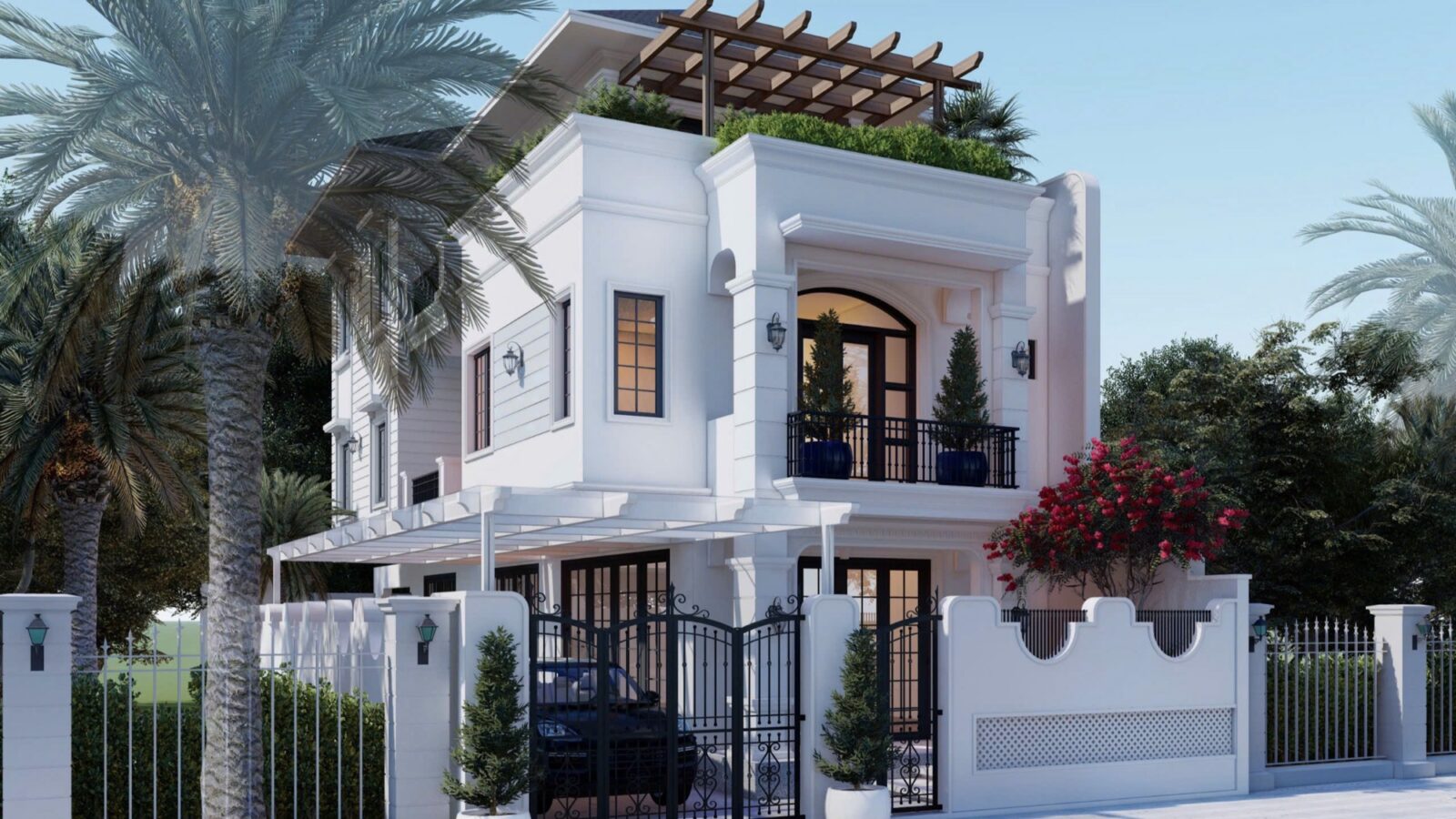 Thiết kế biệt thự hiện đại 3 tầng TS2 Villa Thái Sơn