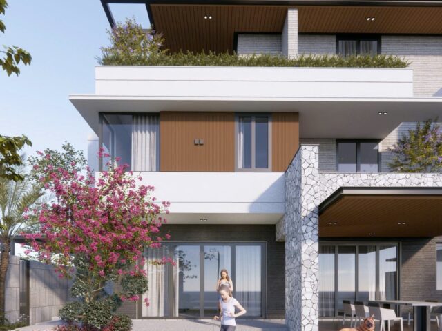 Thiết kế biệt thự hiện đại 3 tầng TS4 Villa Thái Sơn