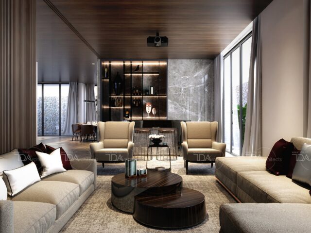Thiết kế nội thất biệt thự D8 Villa phong cách hiện đại sang trọng