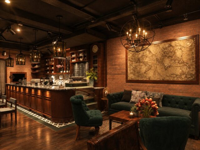 Thiết kế nội thất quán cafe D1 Café phong cách công nghiệp tại Quận 1