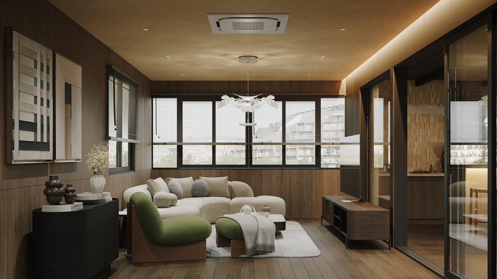 Thiết kế nội thất sân thượng nhà phố Thảo Điền phong cách Wabi-sabi