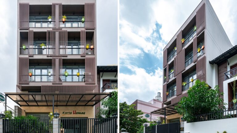 Thiết kế thi công căn hộ dịch vụ Karta Homes 10×26m 5 tầng Thảo Điền