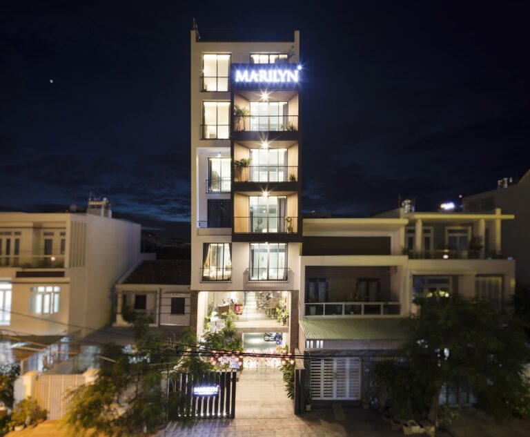 Thiết kế thi công khách sạn Marilyn 10×30m 8 tầng tại Nha Trang