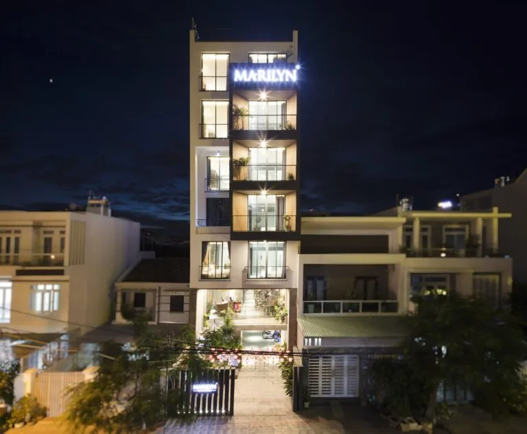 Thiết kế thi công khách sạn Marilyn 10×30m 8 tầng tại Nha Trang