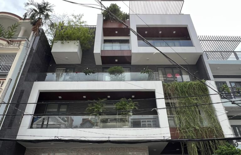Thiết kế thi công nhà phố hiện đại 6 tầng SK Homes tại Tân Bình