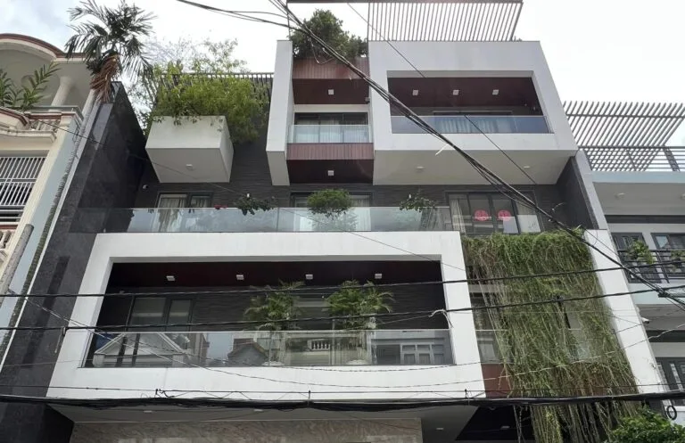 Thiết kế thi công nhà phố hiện đại 6 tầng SK Homes tại Tân Bình
